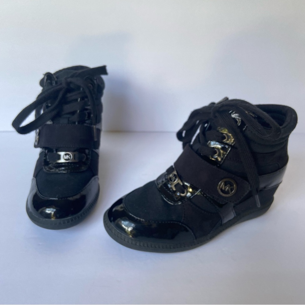 Michael Kors Wedge Hilite Sneakers Kids Size 2